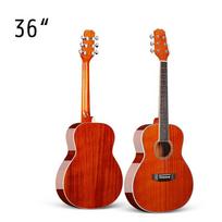 36/40/41 Inch Beginner Folk Acoustic Guitar - Entry-Level Unisex Practice Instrument 41-inch red