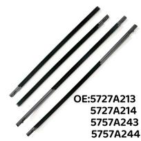 Tinka Mitsubishi ASX modeliams 2010-2016: Langų lietaus gaubtelis ir sandarinimo apdaila 5727A213. 5727A213, 5727A214, 5757A243, 5757A244