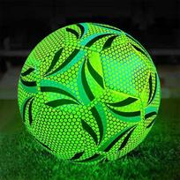 Šviečiantis futbolo kamuolys, 5 dydžio LED futbolo kamuolys, Šviečiantis futbolas futbolo treniruotėms, Naktiniams žaidimams, Futbolas patalpoms ir laukui One Size