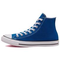 Converse Chuck Taylor All Star Sezoniniai Patogūs Universalūs Aukštakulniai Drobės Batai Unisex Mėlyni ir Balti 35