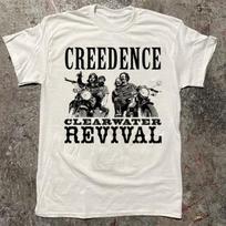 Creedence Clearwater Revival Grupės Marškinėliai Unisex S dydžio iki 5XL LO063 Unisex Marškinėliai XL