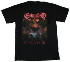 Entombed Clandestine 1992 Švediškas Death Metal Marškinėliai Pilno Dydžio S-5XL SE269 Unisex Marškinėliai XXXXL