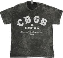 CBGB klasikinis logotipas  Roko muzika ant 100% medvilnės Vintažiniai skalauti Unisex marškinėliai XXXXL