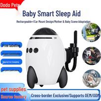 Portable Baby Stroller Rocker with White Noise & Bluetooth balta