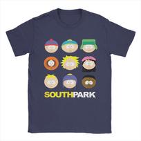 Vyriški animacinis South-Parks veido tinklelio marškinėliai 100% medvilnės drabužiai Juokingi trumpomis rankovėmis su apvalia apykakle Klasikiniai marškinėliai S beige
