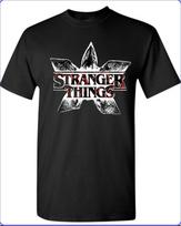 Stranger Things Youth T-Shirt Black S