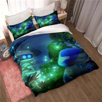 Astro Bot Mielas Animacinis Patalynės Rinkinys Antklodžių Rinkinys Vienos Dvigulės Lovos Karališko Dydžio Lovos Rinkinys Suaugusiųjų Vaikų Miegamojo Užvalkalas Ant Antklodės Pagalvės Užvalkalas 70x133cm 2pcs