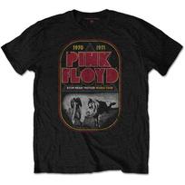 Pink Floyd marškinėliai Atom Heart Mother Turo Grupės Logotipas Oficialūs Vyriški Juodi Dydis M XXXL juoda