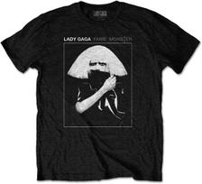 Lady Gaga Fame Monster Soft Slim Fit T-Shirt Official (Small) Black S juoda