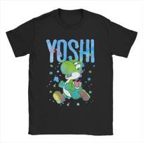 Miniso Super Mario Yoshi Toad Vėliau Hater Marškinėliai Vyrams Moterims Medvilniniai Juokingi Marškinėliai Apvalus Kaklas Žaidimo Anime Marškinėliai Drabužiai Dovana S