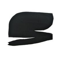 Unisex Šilkinė Ilga Uodega Durag Pirato Skrybėlė Turbanas Madingi Galvos Apdangalai Kepurės Juosta Bandana Moterims Vyrams Hip Hop Galvos Apdangalai Kepurė Plaukų Aksesuarai juoda