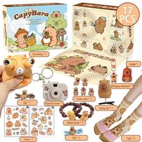 Anime Figure Models Capybara Advent Calendar Capybara Themed Set Countdown Christmas Advent Calendar Cartoon Surprise L