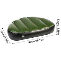 Kayak Inflatable Seat Cushion Universal Waterproof Kayak Boat Inflatable Seat Pad Fit All Types of Inflatable Boats žalia