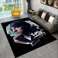Hip Hop Art Rapper Legend Star Area Rug,Carpet Rug for Home Living Room Children's Bedroom Sofa Doormat Decor,Non-slip Floor Mat 40x60cm(15x23in)