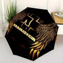Rammstein Wings T Shirt  Official Merchandise Umbrella, Portable 3 Fold Compact Umbrella for Men & Women,S221