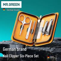 MR.GREEN Vokiškas nagų kirpiklis ir manikiūro rinkinys ruda spalva