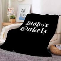 B-Bohse O-Onkelz Roko Antklodė Šilta Ir Minkšta Tinka Miegamajam Svetainei Sofa-lova Biurui Kelionėms Stovyklavimui 30x40in