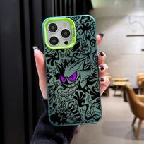 P-Pokemon Gengar NAUJAS PC Kietas telefono dėklas, skirtas iPhone 17 Air 16 15 11 12 14 13 Pro Max XS X XR Plus 8 7 SE 2020 Atsparus smūgiams dangtelis For iPhone 11