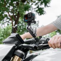 Motociklo vairo laikiklis GoPro/Insta360/DJI Action kameroms