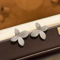 New Vintage 100% Pure 925 Sterling Silver Earrings Full Pave 5a Zircon Flower Ear Stud For Women Luxury Fine Jewelry balta