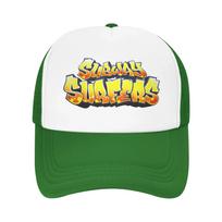 Vyrai Moterys Subway Surfers Logotipas Trucker Kepurės Lauko Tinklelio Kepurė Su Snapeliu Snapback Kepurės Kepurė Skrybėlė nuo Saulės Reguliuojama Žvejybos Kepurė Ruduo as shown white