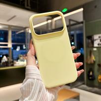Candy Solid Color for Magsafe Case for iPhone 17 Air 16 15 14 13 11 12 Pro Max Plus Soft Liquid Silicone Slim Shockproof Cover iPhone 15 Plus geltona