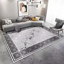 Luxury Gold Area Rug for Living Room Decoration Home Sofa Tables Rugs Non-slip Soft Bedroom Carpet Flannel Washable Mat Bedside 60*90cm