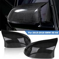 For BMW X3 F25 X4 F26 X5 F15 X6 F16 M Style Side Mirror Cover Carbon Fiber Look