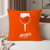 Aperols Spritz Flannel Pillow Case Suitable For Bedrooms Living Rooms Cars Home Decoration 12x12Inch