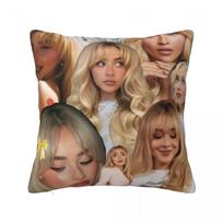 Sabrina Carpenter Amerikiečių dainininkė Pagalvės užvalkalas Pagalvėlės užvalkalas Minkštas individualus pagalvės užvalkalas Šiuolaikiški pagalvių užvalkalai sofai, automobiliui, namų dekoravimui 12x12Inch