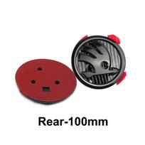 8cm 9cm 10cm ABS Automobilio Priekinio Variklio Dangčio Galinės Bagažinės Lipdukas Anglies Pluošto Emblema Skoda Fabia Octavia A7 RS Superb Rapid Yeti Karoq Vision A  90mm  Front black