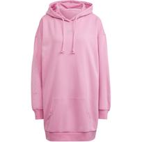 Adidas Originals 2000 Luxe Logotipas Sportinis Raidžių Vienspalvė Ilgomis Rankovėmis Suknelė Moteriškos suknelės Šviesiai Violetinė HF9207 34 pink