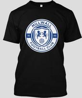Naujas Millwall Klasikinis Vyriškas Juodas Marškinėlis Dydis S 5XL Unisex Marškinėlis M
