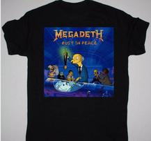 Megadeth Rust In Peace Simpson Medvilniniai Marškinėliai Unisex Visų Dydžių S-5XL Unisex Marškinėliai XXL