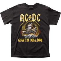 Vintažinis ACDC Givin The Dog A Bone Grafinis Dizainas Juodas AHN02186 Unisex Marškinėliai XXXXL