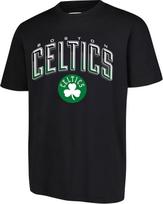 NBA Boston Celtics vyriški marškinėliai su lanku Plexi trumpomis rankovėmis, XX-dydis, juodi S juoda