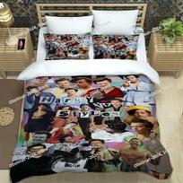 Singer H-Harry-S-Styles Bedding Sets exquisite bed supplies set duvet cover bed comforter set bedding set luxury birthday gift EU Single(135*200cm)3pcs