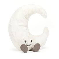 Jellycat Amuseables Moon Plush Inch Moon Stuffed Animal Fun Gift Idea Toy, Medium, 10.5 - - balta