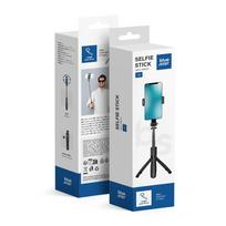 Blue Star Selfie Stick With Wireless Remote Control Tripod L21, Black