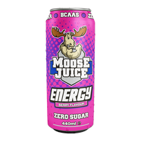 Energinis BCAA gėrimas Muscle Moose Juice, uogų skonio, 440 ml