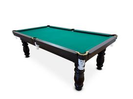 Rusiško biliardo stalas Elegant 8' pėdų (245x145cm) žalias audinys, su komplektacija