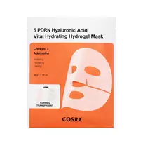 COSRX 5 PDRN Hyaluronic Acid Vital Hydrating Hydrogel Mask hidrogelio veido kaukė su PDRN 34g