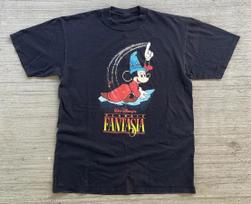 1980-ųjų 1990-ųjų Disney Fantasia Mikės Peliuko Marškinėliai Dydis S-5XL 2XL