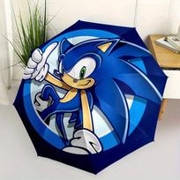 Sonic The Hedgehog Skėtis, Nešiojamas 3 lankstų kompaktiškas skėtis vyrams ir moterims, S57
