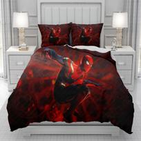 Žmogus-voras superherojai Antklodės užvalkalas vyrams moterims/Vaikams VAIKAS Spausdinimas Disney animacinis filmas Patalynės komplektas Antklodė Lova Minkšta 135x200cm 3pcs