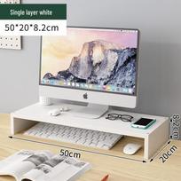 Desktop Monitor Riser & Organizer šilta balta spalva