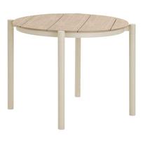 Iš metalo apvalios formos sodo valgomojo stalas ø 90 cm Abela – House Nordic