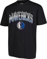 NBA Dallas Mavericks vyriški marškinėliai su lanku Plexi trumpomis rankovėmis, dydis L, juodi S juoda
