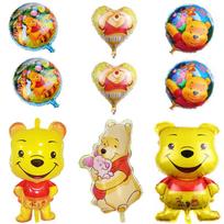 9 Pcs Winnie The Pooh Helium Foil Balloons for Birthday Party Supplies Decor