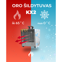 KILNOJAMAS KERAMINIS ORO ŠILDYTUVAS KX 2